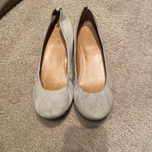 Suede Ballerina Flats